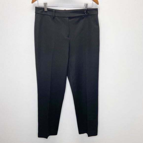 Talbots Classic Stretch Dress Pants Slacks Black Sz 8P - Picture 1 of 6